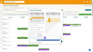 How to copy and paste schedules and shifts for multiple weeks [upl. by Naic577]