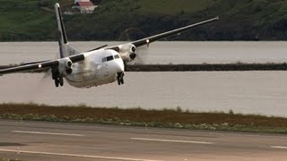 Fokker 50 special takeoff [upl. by Aibonez791]