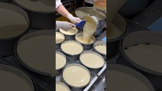 Jiggle JAPANESE CHEESECAKE Master’s Amazing fast skills Japan Street Food [upl. by Lacym]