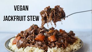 Jackfruit Stew Quick amp Easy Vegan Caribbean Meal  Vegan Comfort Food [upl. by Rafaello760]