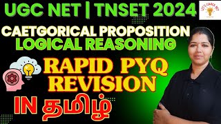 LOGICAL REASONING UGC NET PAPER1SQUARE OF OPPOSITION  TNSET 2024  UGC NET 2024 [upl. by Basham50]