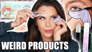 TESTING Weird Beauty Products [upl. by Keily826]