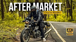 Best Clip on handlebar modification for Continental GT 650  Installation amp Review 🔥 [upl. by Riggall]