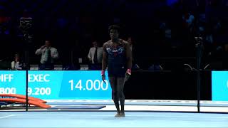 RICHARD Frederick USA2023 Artistic Worlds Antwerp BELQualificationsFloor Exercise [upl. by Enneibaf829]