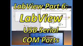 Labview Part 6 USB Serial COM Ports [upl. by Eerdua]