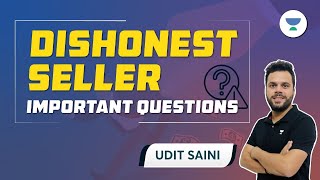 Dishonest Seller Important Questions Part 02  Udit Saini cat2023 [upl. by Aliemaj]