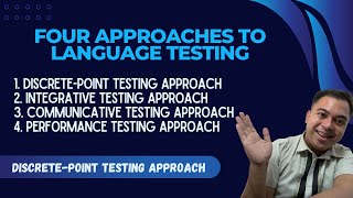 FOUR APPROACHES TO LANGUAGE TESTING [upl. by Neilson682]