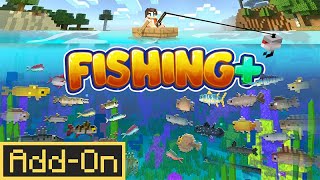 Over 70 New Fish Added to Bedrock Minecraft 🐟 Fishing  Addon  Minecraft Marketplace [upl. by Ahsikahs]