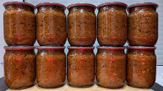 Самая вкусная икра из баклажанов на зиму Без уксуса и стерилизации Баклажаны хранятся в квартире [upl. by At]