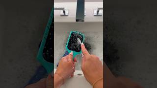 SATISFYING HAIRBRUSH CLEANING asmr cleaning bathroom cleaninghacks [upl. by Aronoel]