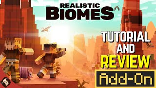 Realistic Biomes BEDROCK Can Do THIS  Minecraft Bedrock Marketplace Addon [upl. by Eetse308]