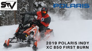 2019 Polaris Indy XC 850 First Burn [upl. by Cristine]