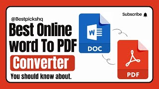 Best Online Word To PDF Converter You Should Know About  WordToPDF OnlineConverter OnlineTools [upl. by Emmalynn]