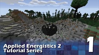 Minecraft  Applied Energistics 2 Tutorial 1  Ore Gen and Meteors [upl. by Arika862]