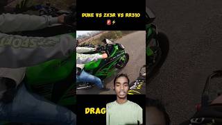 Zx10r Vs Rr310 Vs Z900 kawasaki rider Motovlog rr310 rider kawasaki [upl. by Skrap]