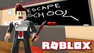 OMG WE HAVE TO ESCAPE THIS EVIL SCHOOL Roblox Escape Obby [upl. by Rizzo]