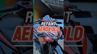 Repaint Aerox old maroon red shorts hikaripainting aerox [upl. by Harwin]