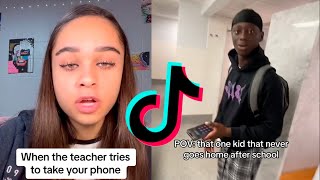 Relatable School Tiktok Compilation 💖 47 [upl. by Winthorpe]