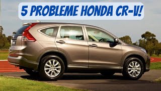 Top probleme Honda CR VCe puncte slabe poate avea [upl. by Suryc]