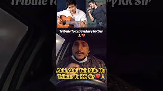 Abhi Abhi Tribute To KK SirAbhi Abhi Toh Mile Ho Song Live Singing Cover In Car singing kk music [upl. by Timmons]