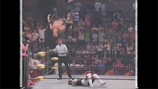 Billy Kidman hits the Shooting Star Press on Jushin Liger [upl. by Christen]