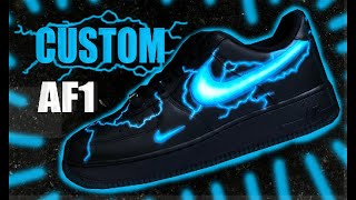 CUSTOM Air Force 1   Jordan Vincent [upl. by Rhetta484]