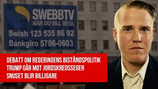 Swebbtv Nyheter 28 oktober 2024 [upl. by Hairahs]