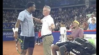 Alexander Zverev and Arthur Fils row on court as umpire separates angry stars  Tennis News [upl. by Garnet563]