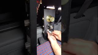 Unlocking a door knob without a key [upl. by Aitan]