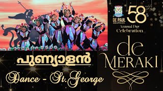 Punyalan  StGeorge  Dance De MERAKi 2024  58th Annual Day of De Paul [upl. by Ladnyc]