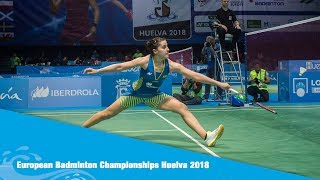 Highlights Day 2 European Badminton Championship Huelva 2018 [upl. by Gelhar]