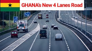 Spintex to Manet Road Dualization Nearing Completion in Accra Ghana 🇬🇭 [upl. by Dranal]