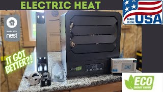 The best electric heater got better King Electric ECO2S comparison to ECO2S Ecobee and Nest USA [upl. by Aman991]