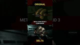 Metal Gear Solid 3 Delta Comparison [upl. by Akeihsat76]