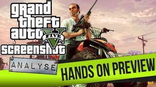 GTA V Screenshot ANALYSE der Hands on Preview deutschgerman  GTA5 [upl. by Oiromed]