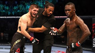 Israel Adesanya vs Khabib Nurmagomedov  UFC 4 [upl. by Eiggam]