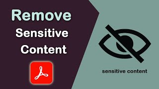 How to redact or remove sensitive content from PDF using Adobe Acrobat Pro DC [upl. by Tiphany]