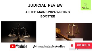 JUDICIAL REVIEW  ALLIEDamp HPAS MAINS 2024 WRITTING BOOSTER Mock QampA hppsc alliedexam hpas2024 [upl. by Rodd368]