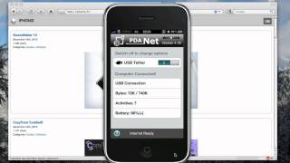 PDANet Modem 3G USB iPhone [upl. by Innig247]