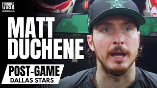 Matt Duchene Discusses Dallas Stars quotStay Humblequot Win vs Edmonton Stars 51 Start to Season [upl. by Okin]