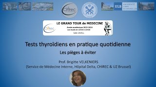 Tests thyroïdiens en pratique quotidienne Les pièges à éviter [upl. by Iyre]