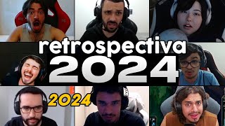 MOMENTOS ENGRAÇADOS DAS LIVES  RETROSPECTIVA LEAGUE OF LEGENDS 2024 [upl. by Waylin]