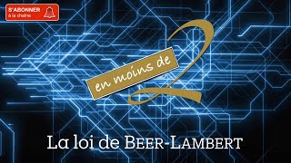 La loi de BeerLambert en Terminale [upl. by Yelime]