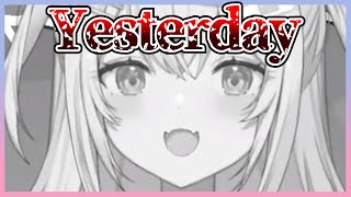 Fuwawas Yesterday Not Tomorrow Brings Chill To My Bones 【Hololive  Eng Sub】 [upl. by Dammahum]