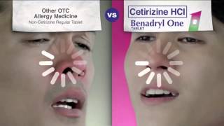 Benadryl One Fast Allergy Relief TVC [upl. by Tillfourd]