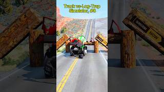 CimentTrackVs LogTrap Simulator shortvideo beamngdrive shortss gaming [upl. by Naimerej]