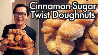 CinnamonSugar Twist Doughnuts [upl. by Ayanal590]