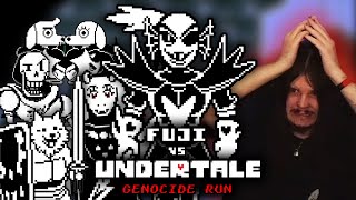 Pokonałem WSZYSTKICH NPC w Undertale GENOCIDE RUN 12  UNDYNE [upl. by Kata]