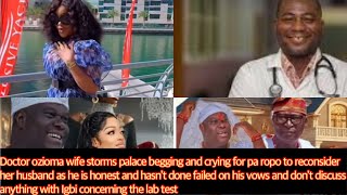 Ooni of ife couldn’t help her tears as dr ozioma’a wife came beseechingthe instruction isn’t clear [upl. by Airlee324]