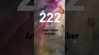 222 Angel Number  Meaning  Angel number series [upl. by Gay]